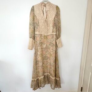 Vintage Young Edwardian Arpeja 1970’s Boho Revival Festival Hippie Bohemian Sz S
